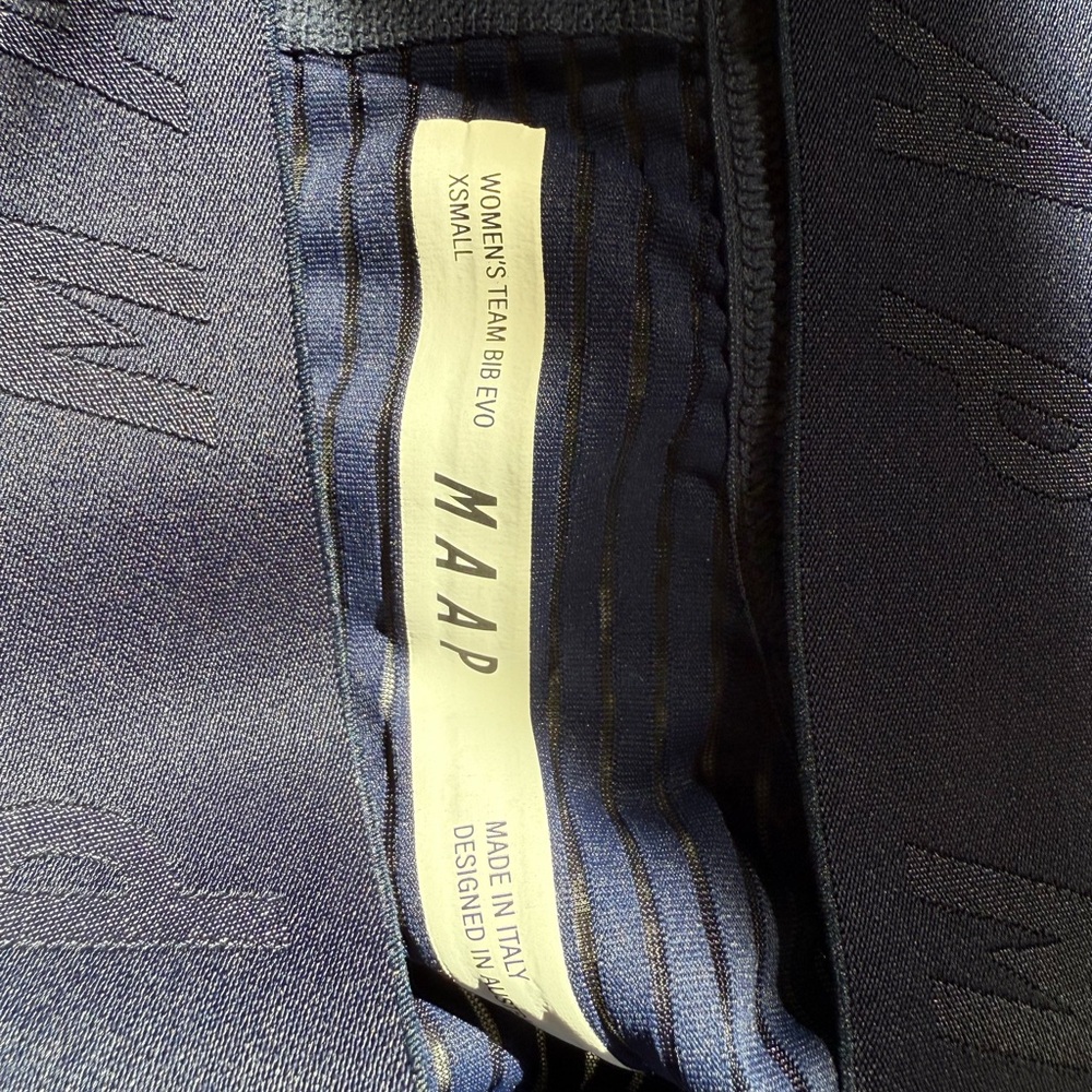 Maap Women's Navy Bike Shorts - Picture 3 of 4